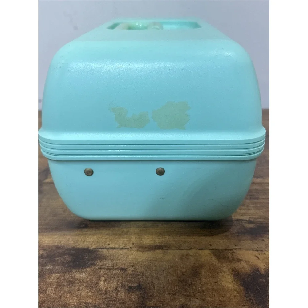 Caboodles of California Vtg Teal Large 15